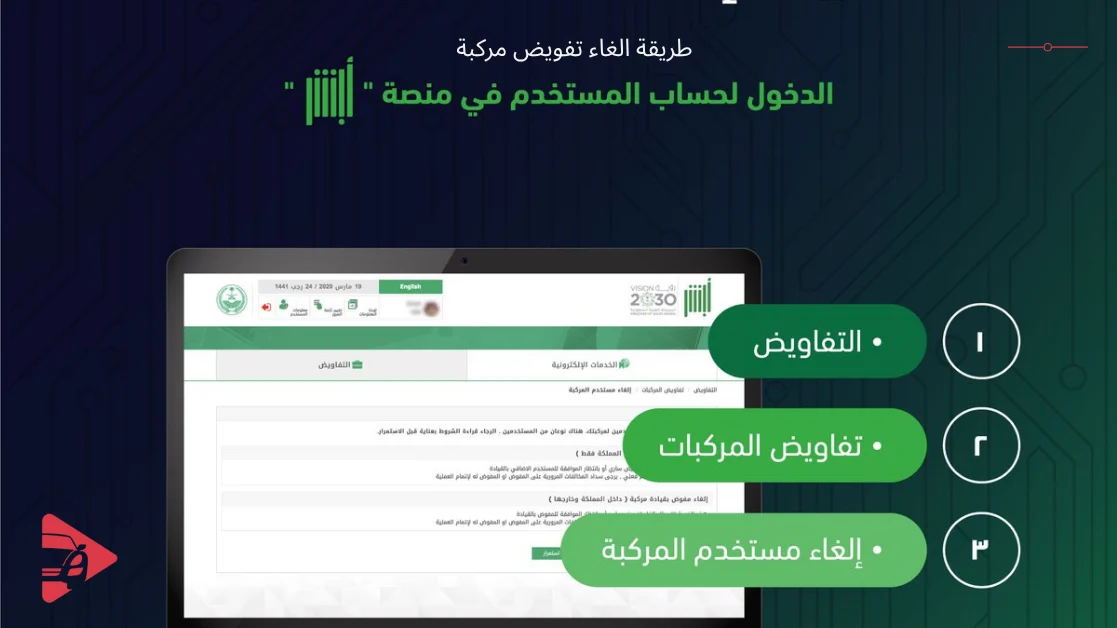 طريقة الغاء تفويض سيارة في السعودية