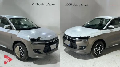 الفرق بين سوزوكي ديزاير 2026 و سوزوكي ديزاير 2025