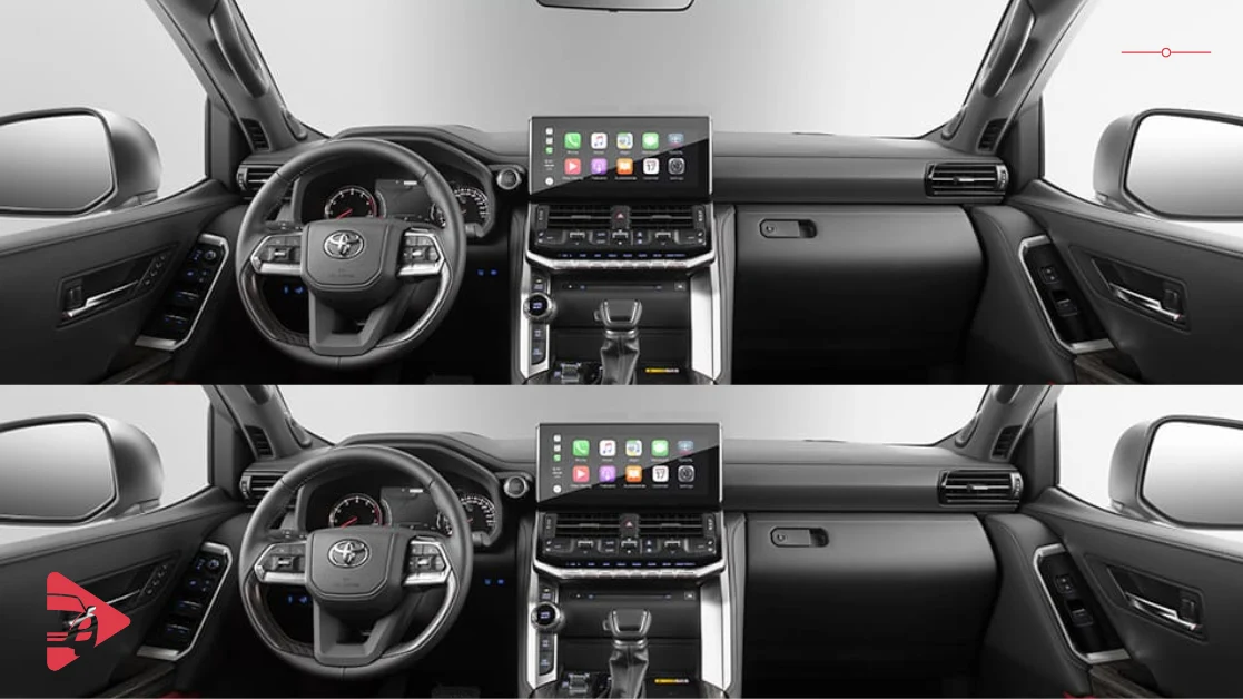 مقصورة لاندكروزر 300 vs لاندكروزر 200