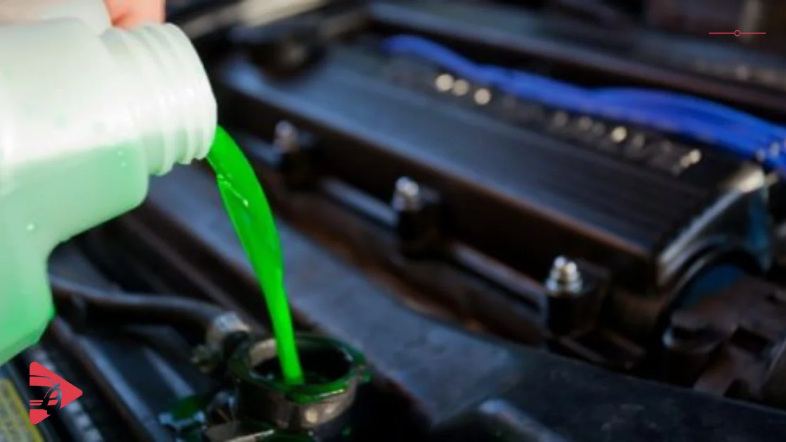 ماء الرديتر الأزرق والأخضر