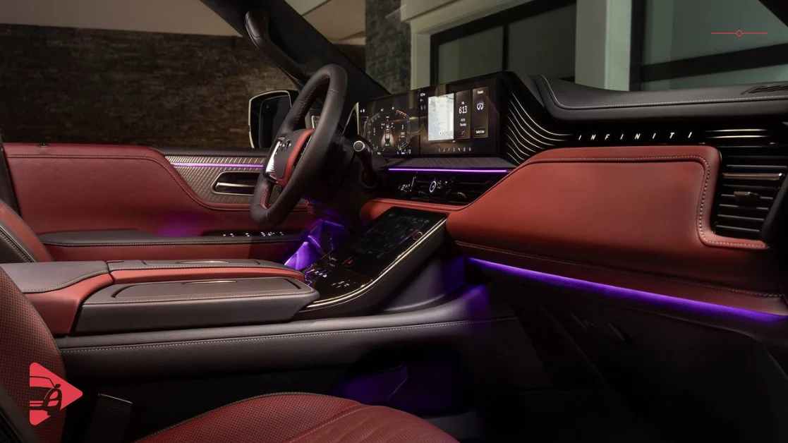 تصميم انفينيتي QX80 2027 الداخلي