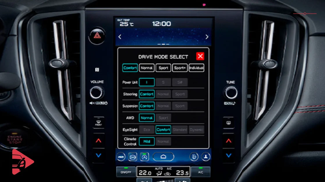 Driving modes and steering
